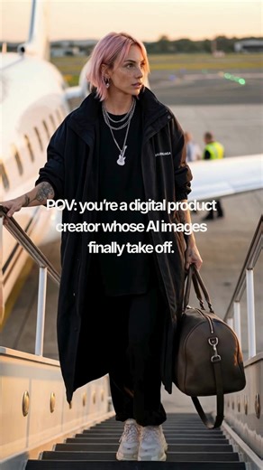 Most AI images creators generate never leave the runway. If you’re a digital creator or digital product seller using AI visuals, you’ve probably run into this already: • Your AI images look generic • Your content gets 200–500 views and stalls • Your visuals don’t feel like a real brand yet But what you actually want is different. You want cinematic AI visuals that stop the scroll. You want content that feels intentional and recognisable. You want visuals that attract the right audience to your d