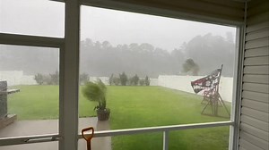 The severe storm near Bear Bluff Road and old Reeves Ferry Road east of Conway produced some seriously strong wind. Thanks for the video Chris Pinson. | Ed Piotrowski WPDE