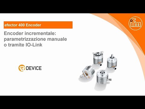 How to: Encoder incrementale – parametrizzazione manuale o tramite IO-Link
