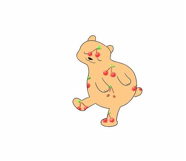 37K views · 3.5K reactions | A bear loving fruits❤️ | Kékéflipnote - Kévin Gemin | Facebook