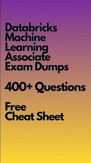 Databricks Machine Learning Associate Exam Questions 2026 | Practice Tests & Study Guide #databricks