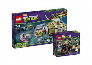 Lego's TMNT range adds four minifig sets, as first trailer to Ninja Turtles reboot film releases