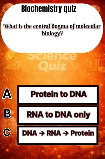 Biochemistry quiz #sciencequiz #science #biochemistry