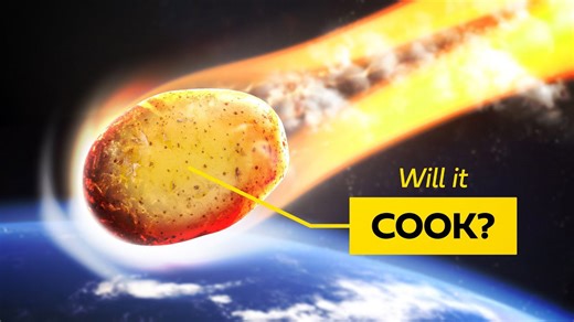 Dropping a potato from space