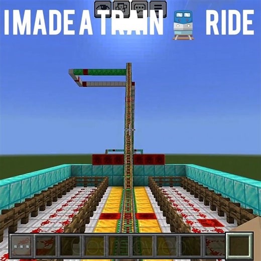 POV: You’re on the most beautiful train ride part-4 in Minecraft 🏔️✨