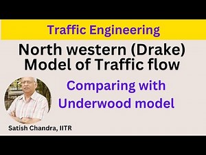 North Western or Drake Model of traffic flow with theory and example problem to determine capacity