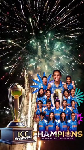 We Won 🏆 😍🎉 . . [CWC 2025, Champions, Winners, Cricket] . #cricket #worldcup #india #champions #winner #gondanagri | Gonda Nagri