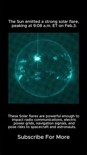 This Solar Flare Was Recorded by NASA Satellites