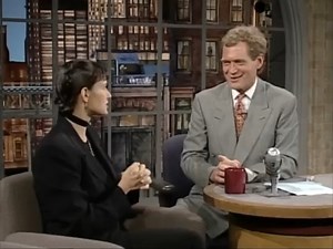 Demi Moore Gives Dave Her Birthday Suit David Letterman | Fan Of Letterman