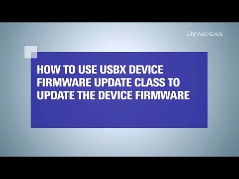 How to Use USBX Device Firmware Update (DFU)