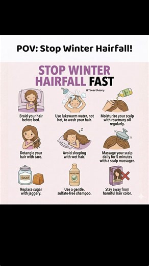 Stop Winter Hairfall Fast: 9 Simple Tips!