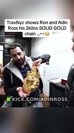 TraxNYC shows his $1,000,000 GOLD CHAIN he's trying to sell 😲