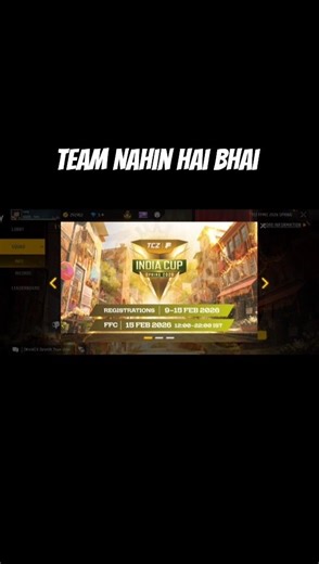 team Nahin Hai bhai #team #esports