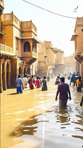 Re-emergence of Almighty Saraswati River in Jaisalmer- Mysterious Groundwater Coming out since 3 day