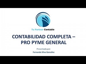 Charla Contabilidad Completa Pro Pyme General