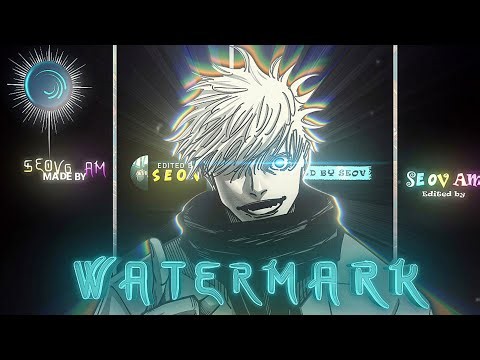 AE Editors Style Watermark on Alight Motion (+Preset) 🔥
