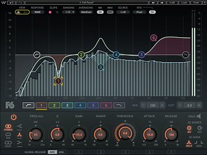Waves Audio updates F6 Dynamic EQ - now with Real-Time Frequency Spectrum Analyzer