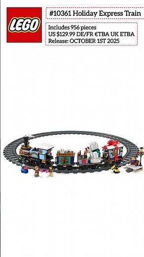 LEGO New Set - #10361 Holiday Express Train