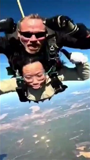 My first time Skydiving! It was awesome. I made it. #skydivevideo #tandemskydive