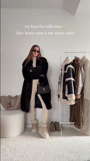 Faux fur coats are the winter essential you need. Which color are you picking? 👀✨