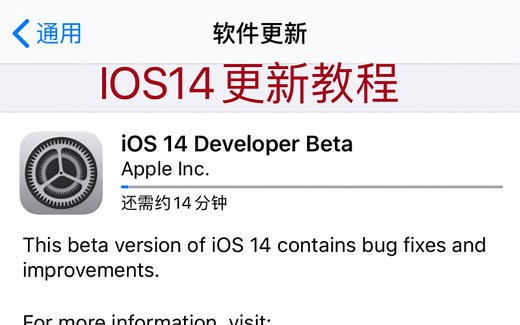 IOS14更新描述文件以及更新教程