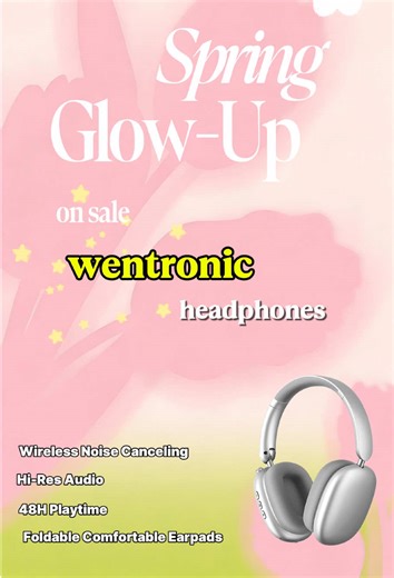 Spring grow-up! onsaleee!#wentronic #headphones #fyp #onsalenow️️️🔥🔥🔥🔥