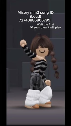 MISERY BY PUPSIES / MM2 SONG ID #roblox #mm2 #misery