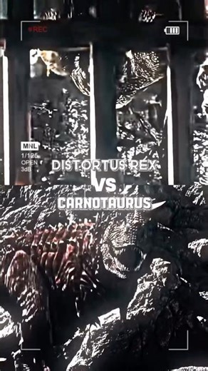 Distortus Rex vs Carnotaurus #vs #edit #jurassicworld #dinosaur