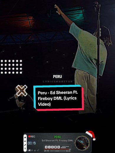 Ed Sheeran & Fireboy DML - Peru Lyrics Video