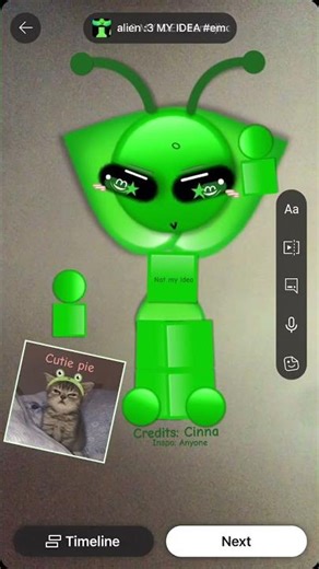 Alien💫 Credits to ★💚‪@Piichii_is_here2013‬ for the dance💚★ #funny