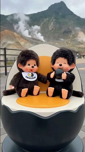 大涌谷限定！黒たまごモンチッチ