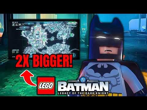 Wait… The LEGO Batman Map is HOW BIG?!
