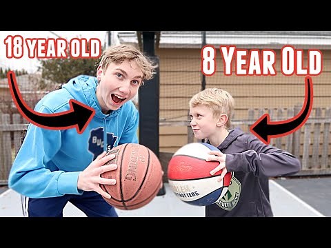 8 year old EXPOSES 18 year old in Trick Shot H.O.R.S.E! | Match Up