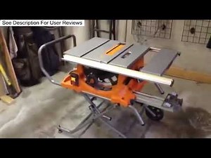 Ridgid R4513 Portable Table Saw Unbiased Review