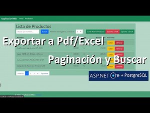 0️⃣8️⃣👨‍💻Export to PDF/Excel + Filters and Pagination in ASP.NET Core MVC 🔥 [Tutorial 2025]🔥