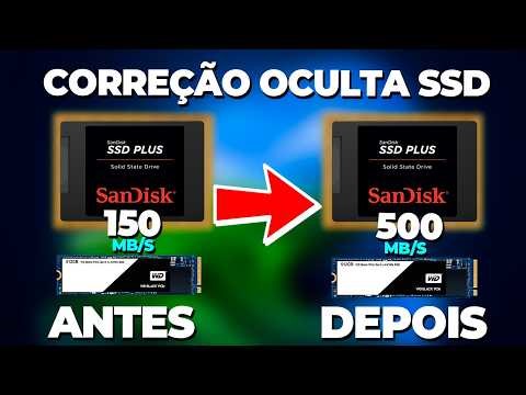 O Windows Possui um Recurso OCULTO de VELOCIDADE para SSD e NVME - Veja Como Usar