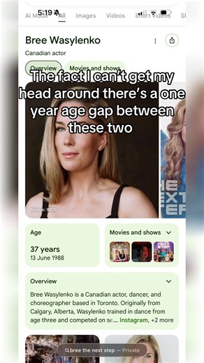 Tiffany and Miss Kate: One Year Age Difference Discussion