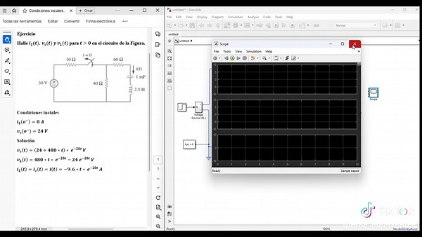 Simulación de un Circuito de Segundo Orden en Matlab-Simulink. En este video se mostrará cómo poder simular estos circuitos utilizando la poderosa herramienta de simulación,MATLAB Simulink. Si eres estudiante de ingeniería o simplemente alguien interesado en la simulación o modelados de sistemas, este video es para ti. #simulink #matlab #sistemasdecontrol #circuitos #circuitoselectricos #circuitosdesegundoorden #instrumentacion