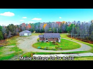 Maine Cabins On 3+ Acres | ME Real Estate | 4-Bay Garage | Mini Farms New England