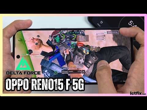 OPPO Reno15 F 5G Delta Force Gaming Test | Snapdragon 6 Gen 1 | Adreno 710
