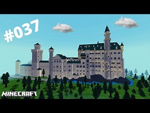 Schloss Neuschwanstein in Minecraft bauen | Bauvorlage #037