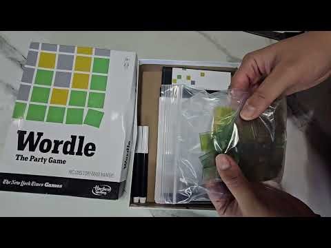 How To Play WORDLE | Unboxing & Review | New York Times Games By Hasbro | The Party Game