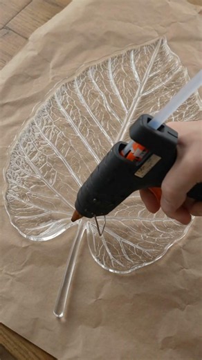 I Turned Trash Into a Glowing Luxury Leaf Lamp 😱