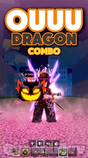 OUU DRAGON COMBO | #Shorts #bloxfruits #roblox #queenliiivv #onepiece