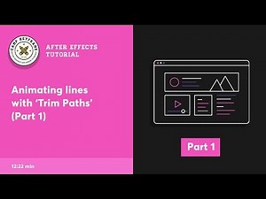 After Effects Tutorial - Animating lines (part 1)