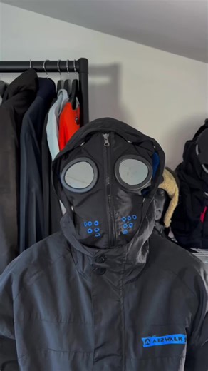 Airwalk 2000's Hooded Goggle Jacket #airwalk #gogglejacket #cpcompany #balaclava #facemask