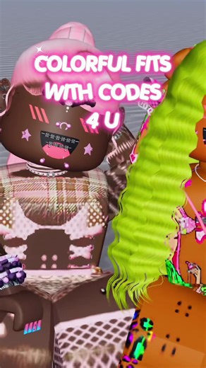 Colorful outfits codes 🩷❤️🧡💛💚🩵 #roblox #robloxtrend #robloxfyp #robloxoutfits #robloxmatchingoutfits