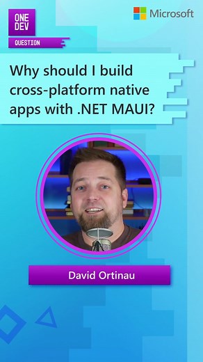 Why should I build cross-platform native apps with .NET MAUI? #dotnet #dotnetmaui #softwareengineer #xamarin #onedevquestion