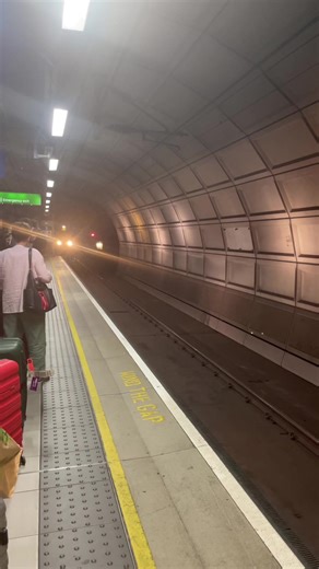 Elizabeth Line Class 345 Train Arrives at Heathrow