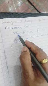 Comparison test of convergence